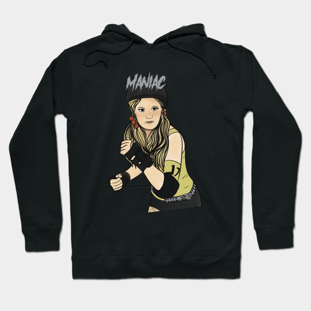 Maniac, Juliet O'Hara Hoodie by Thelunarwoodco